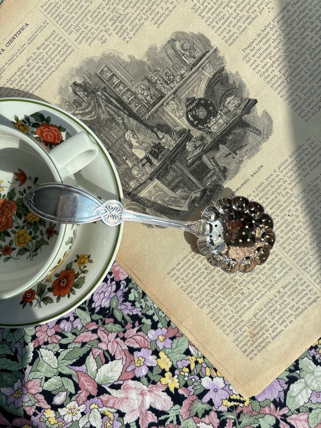 앤틱 실버플레이트 1847 ROGERS BROS 슈가 시프터 티스트레이너 상품이미지2