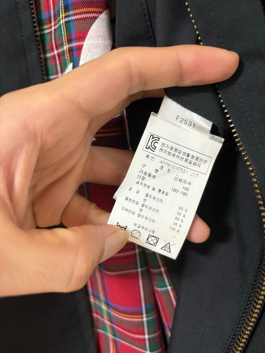프레드페리 블랙 코트 상품이미지9