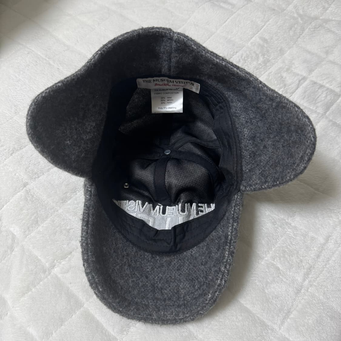 더뮤지엄비지터 트루퍼 햇_다크 그레이 상품이미지3