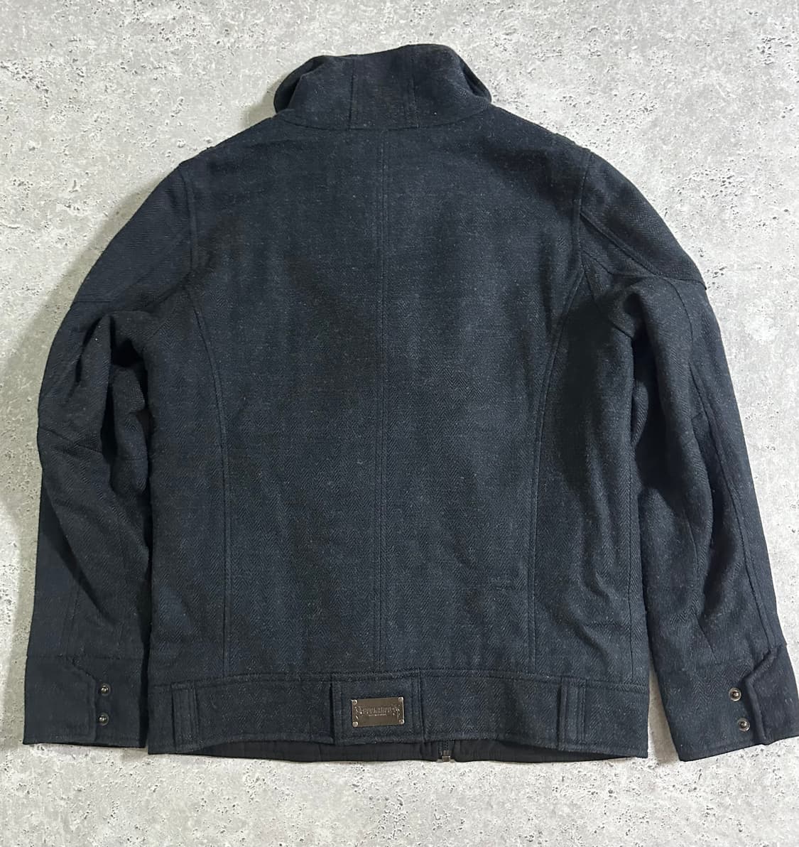 버커루 헤링본 울 라이더 자켓 상품이미지3