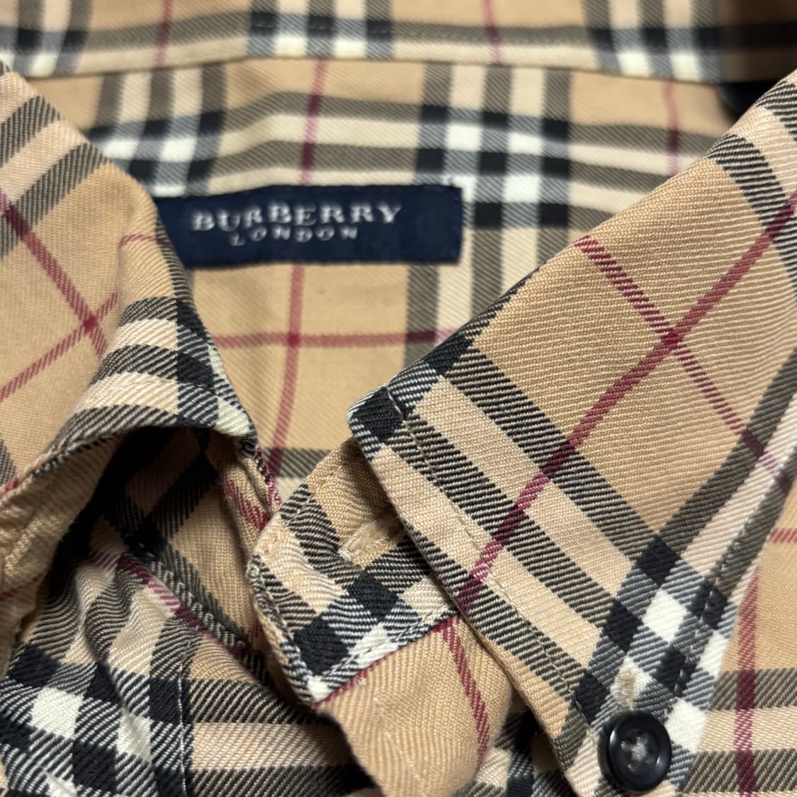 XL 버버리 노바체크 셔츠 상품이미지5