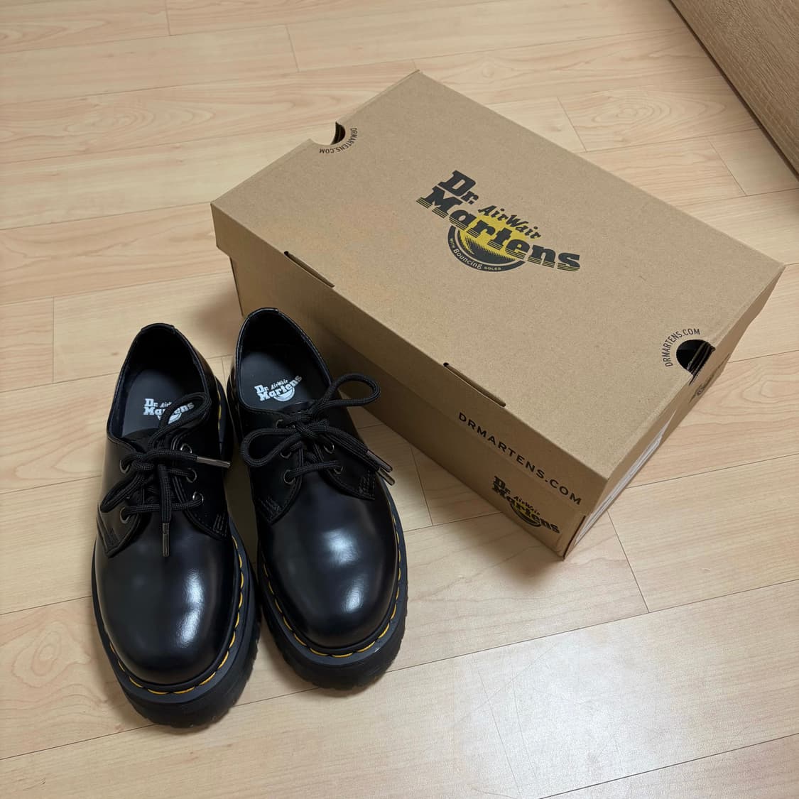 닥터마틴 1461 쿼드 블랙 220 (UK3) 상품이미지2