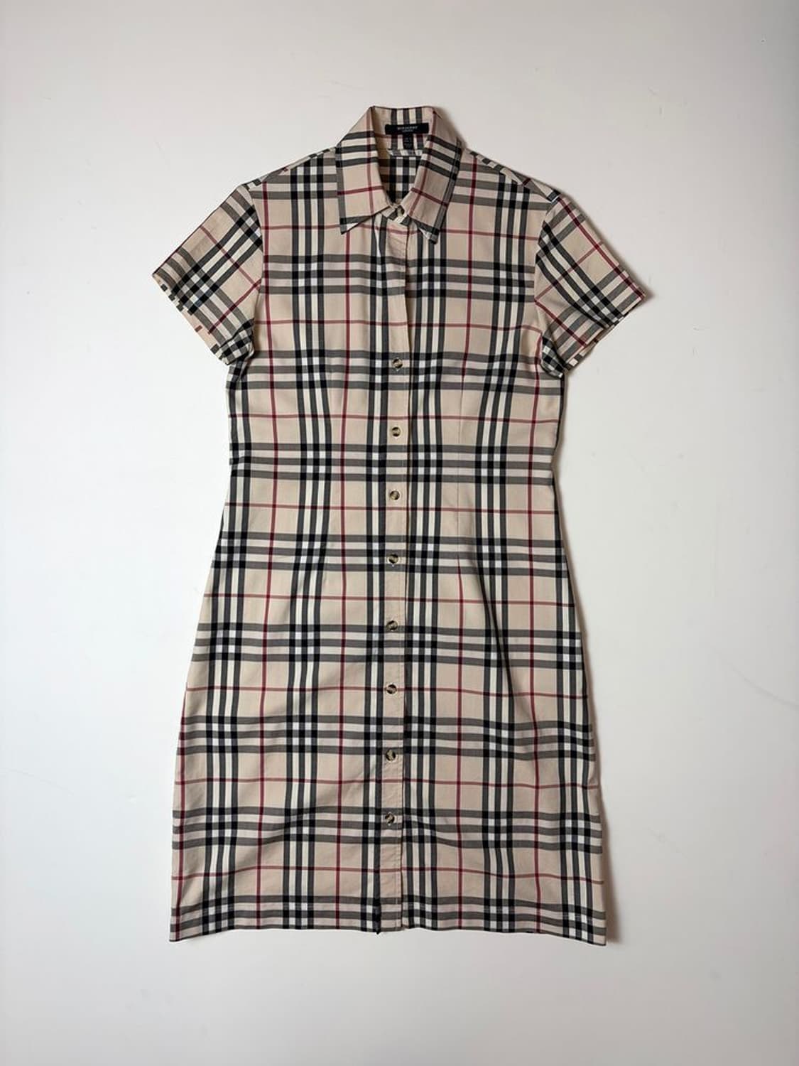 버버리 00's 시그니처 노바체크 카라 원피스 PN9228 상품이미지1