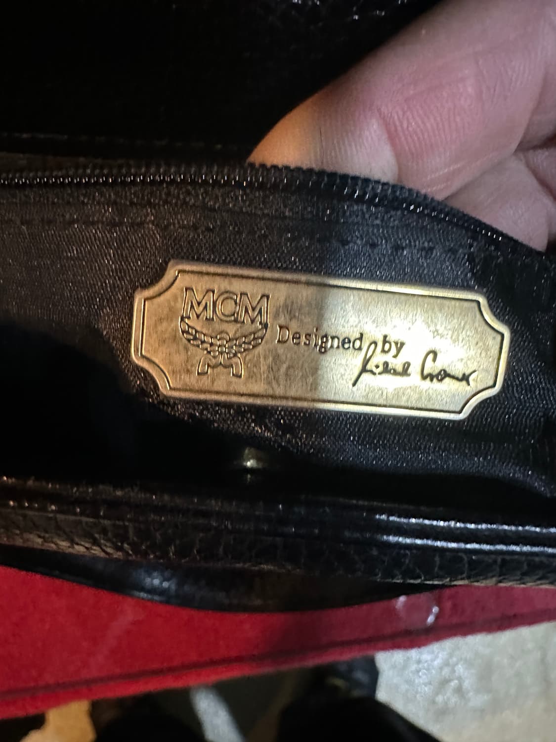 mcm 가죽토드백 블랙 상품이미지7