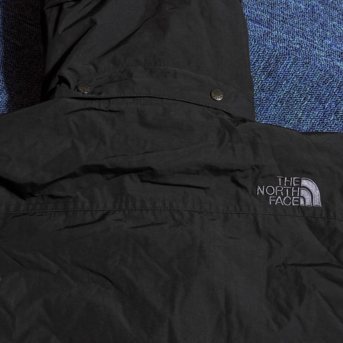 노스페이스 블랙 후드 바람막이 상품이미지5