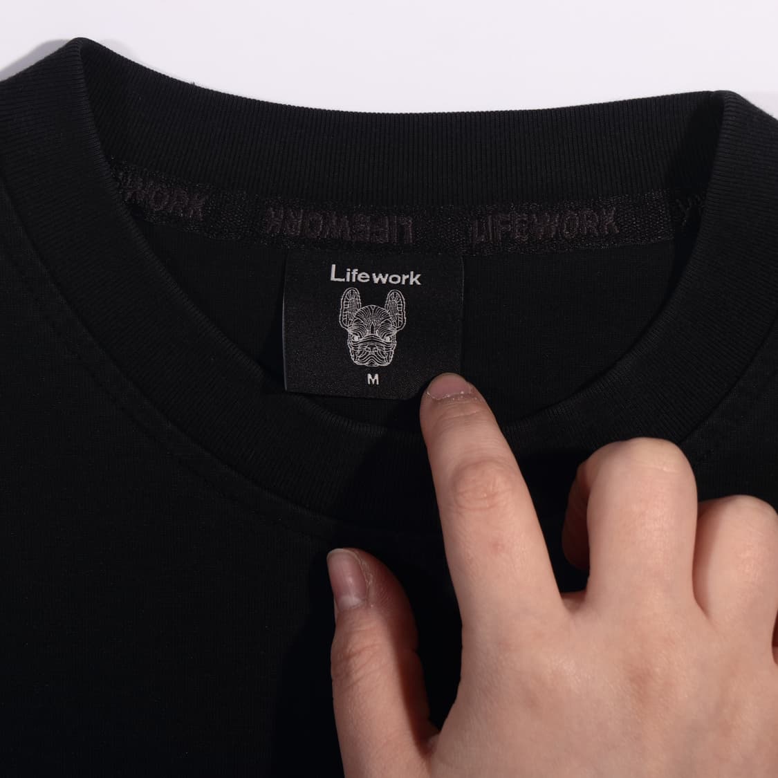 LIFEWORK 참 로고 반팔 B572 상품이미지3
