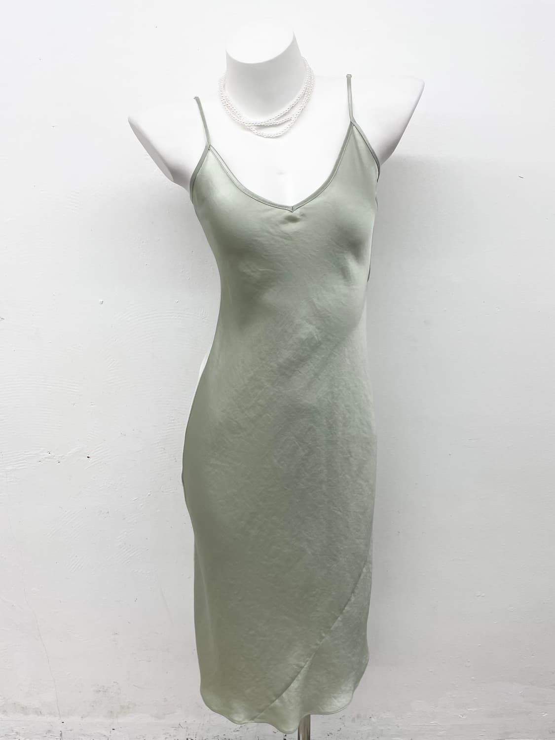 페어리 새틴 맥시 슬립 상품이미지1