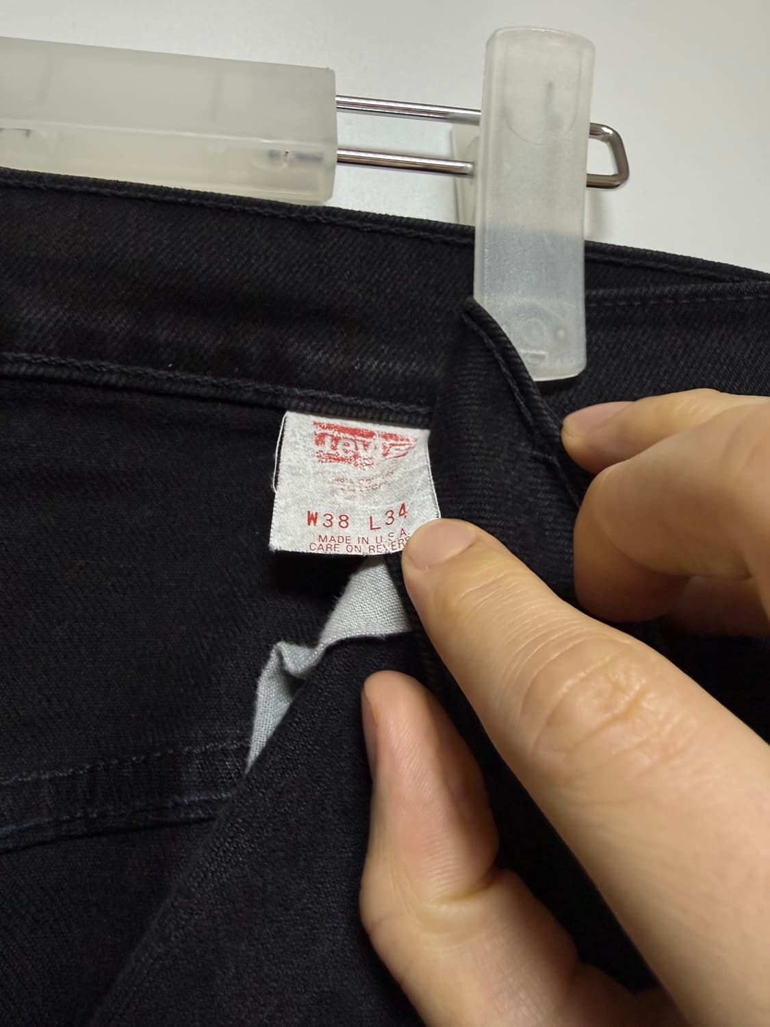 90s 리바이스 517 블랙 (38x34) 상품이미지4