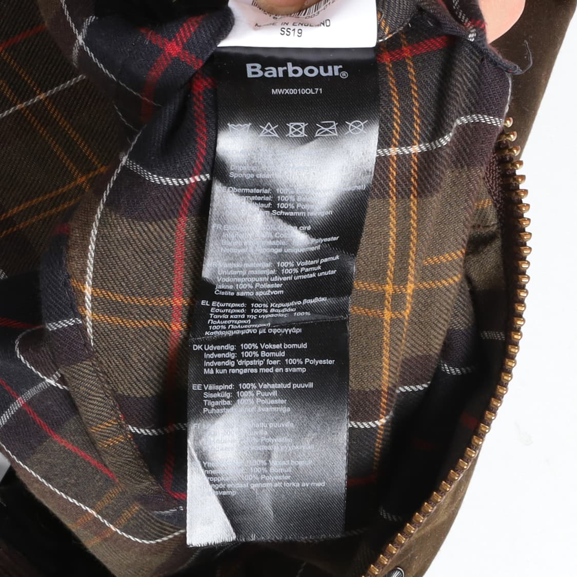 바버 Barbour Bedale Wax Jacket

 상품이미지8