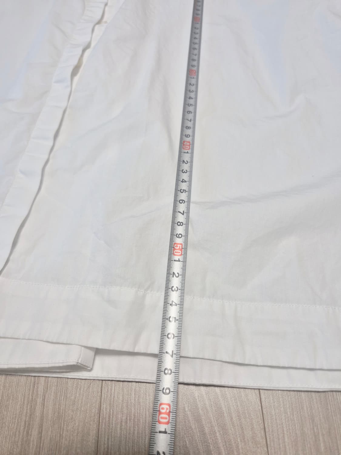 무지(MUJI)화이트라운드면블라우스 상품이미지8