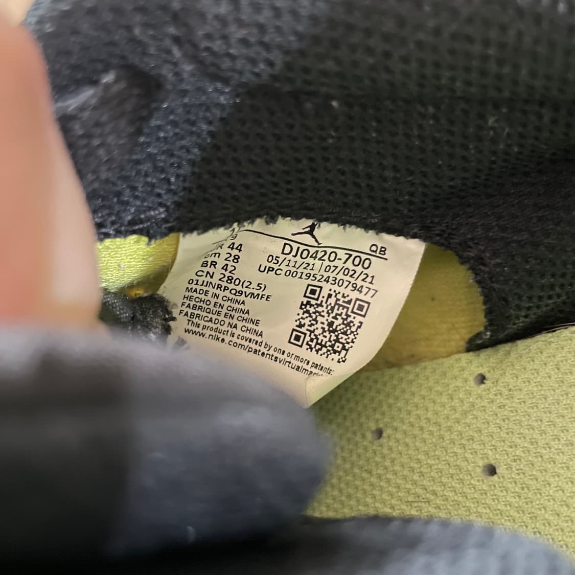 나이키 조던 스웨이드 스니커즈 280 상품이미지9