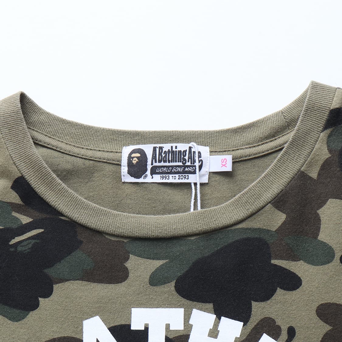 베이프 A BATHING APE 1st Camo College Tee 상품이미지7