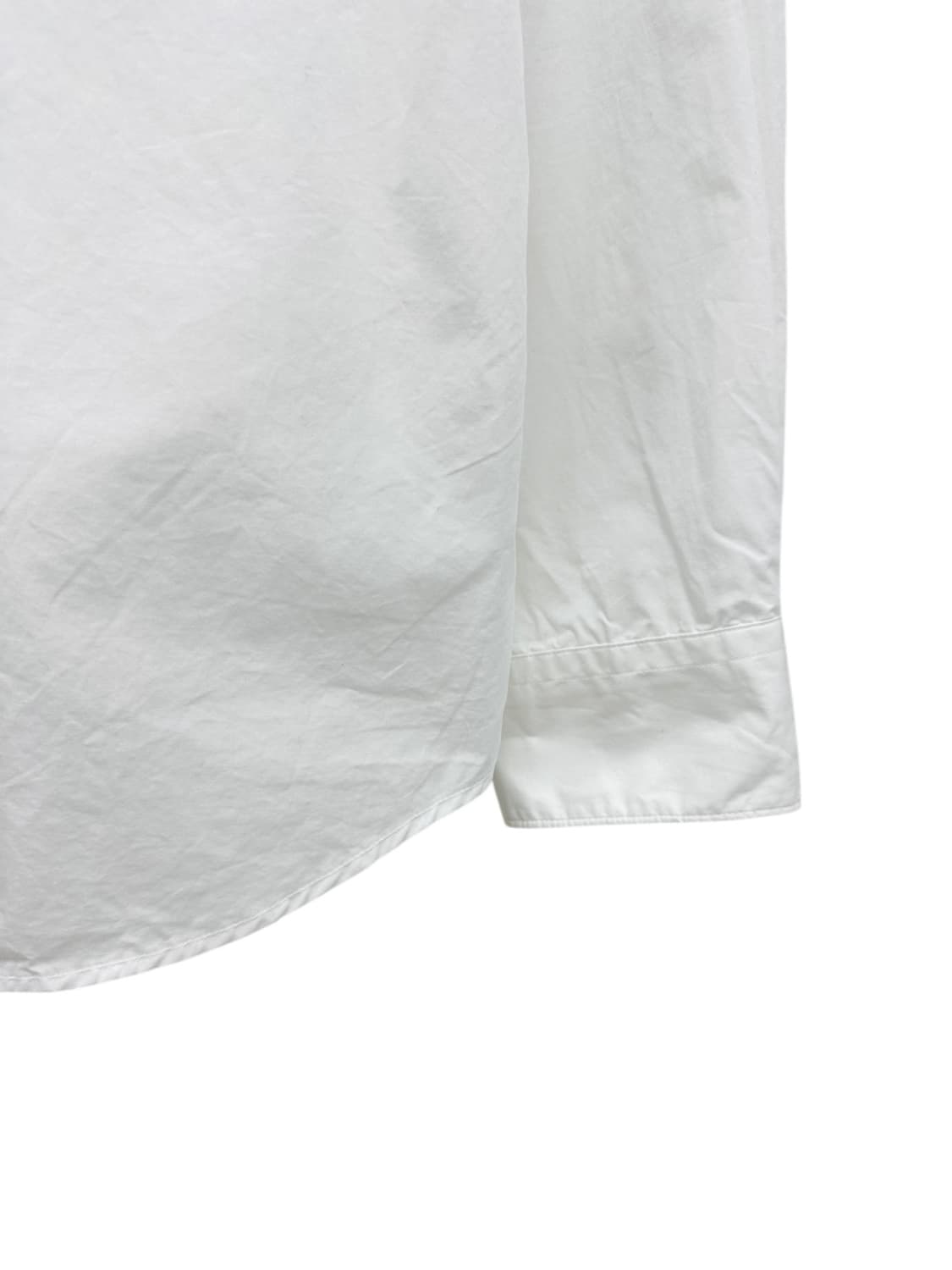 포터리 옥스포드 셔츠 화이트 (5,XL) 상품이미지7