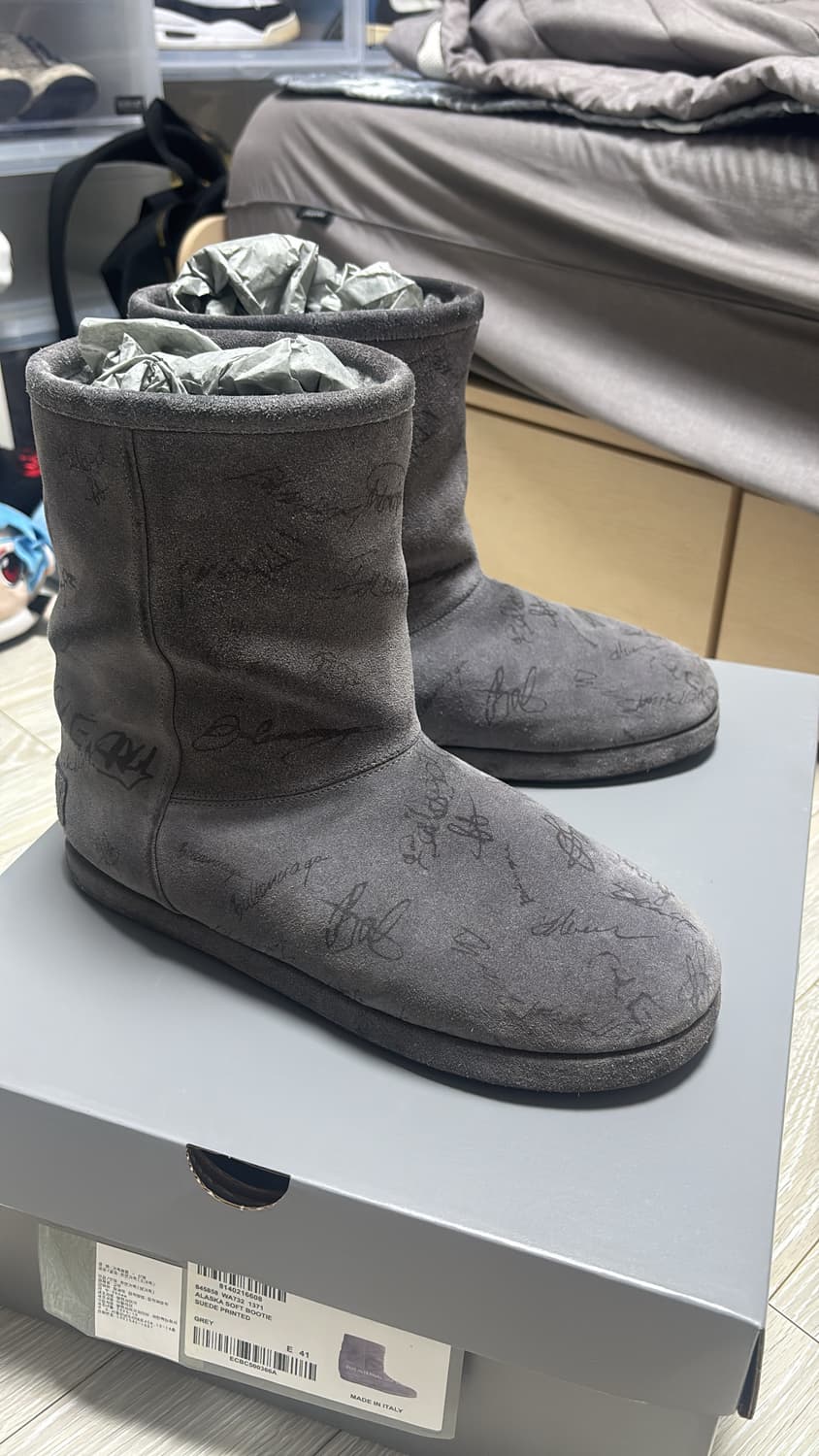 발렌시아가 남성 알래스카 스키부츠 소프트 부티 그레이 41사이즈 상품이미지5