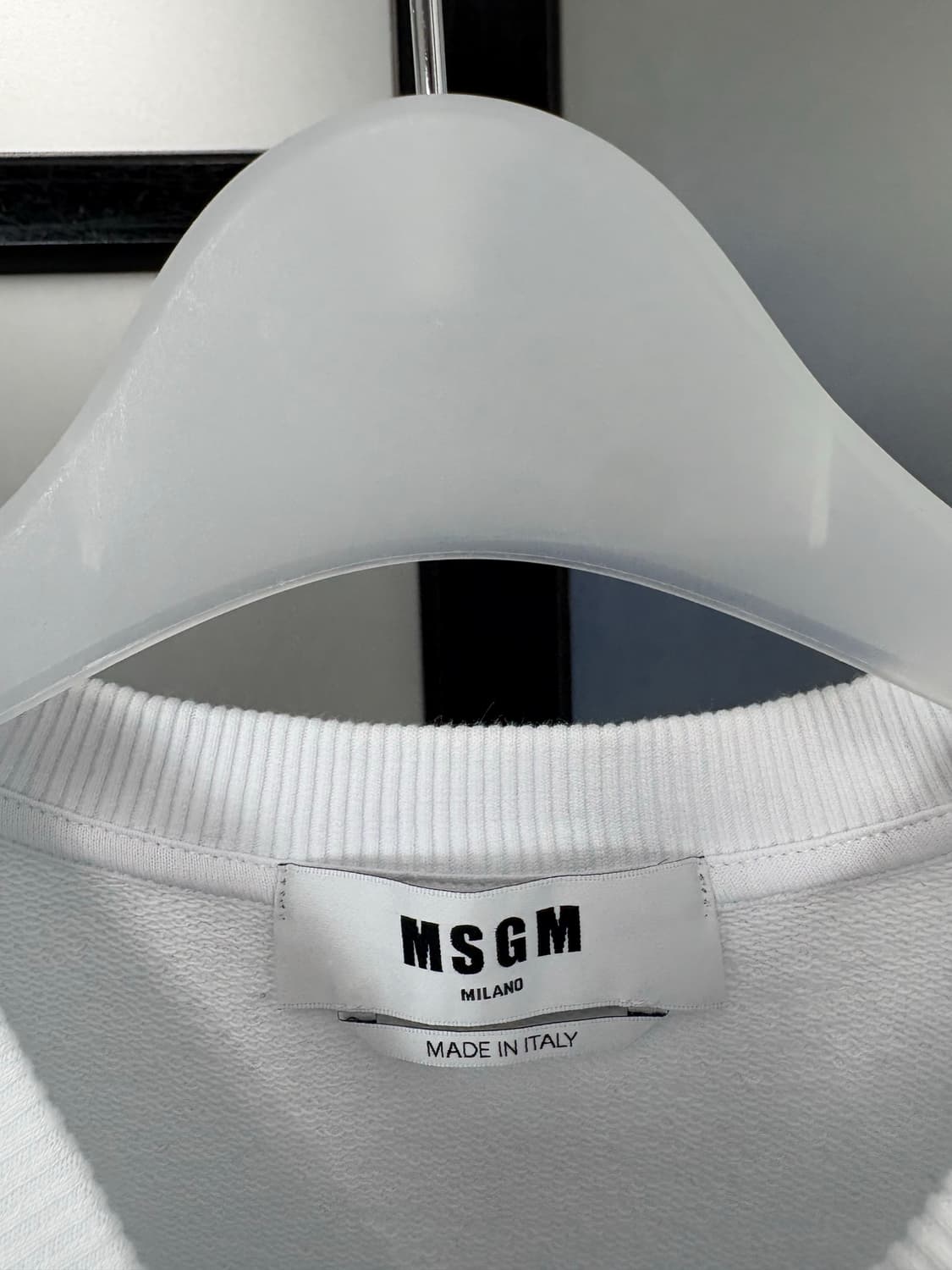  [XL]MSGM 화이트 맨투맨 상품이미지6