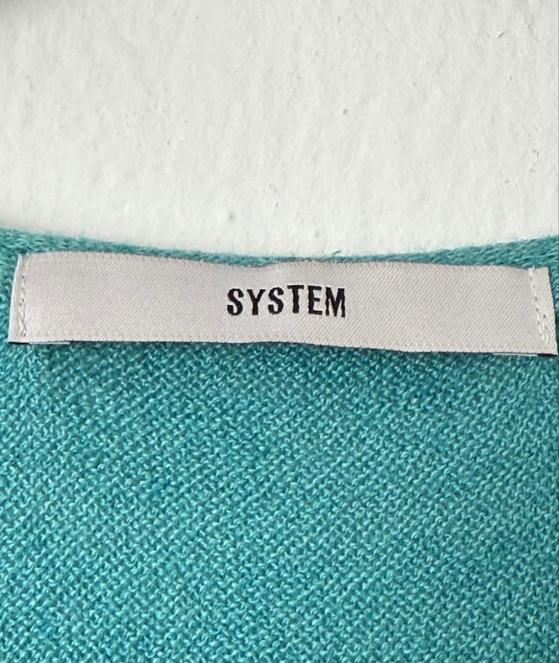 SYSTEM 시스템 린넨 코튼 슬리브리스 니트 F 상품이미지7