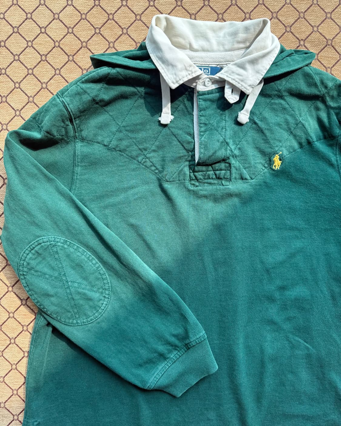 폴로 그린 후드 럭비티 상품이미지10