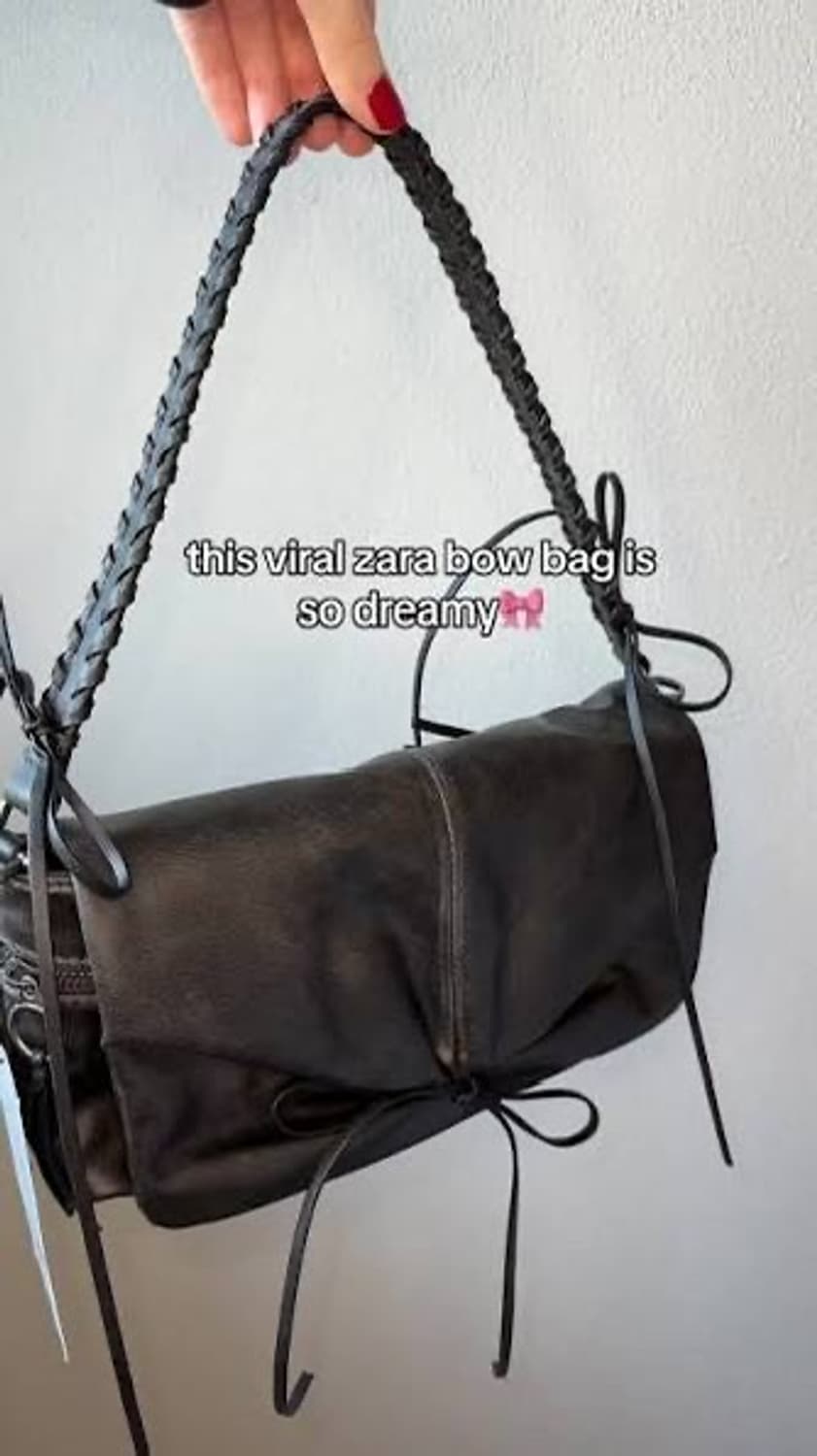 ZARA 빈티지 보우 백 상품이미지3