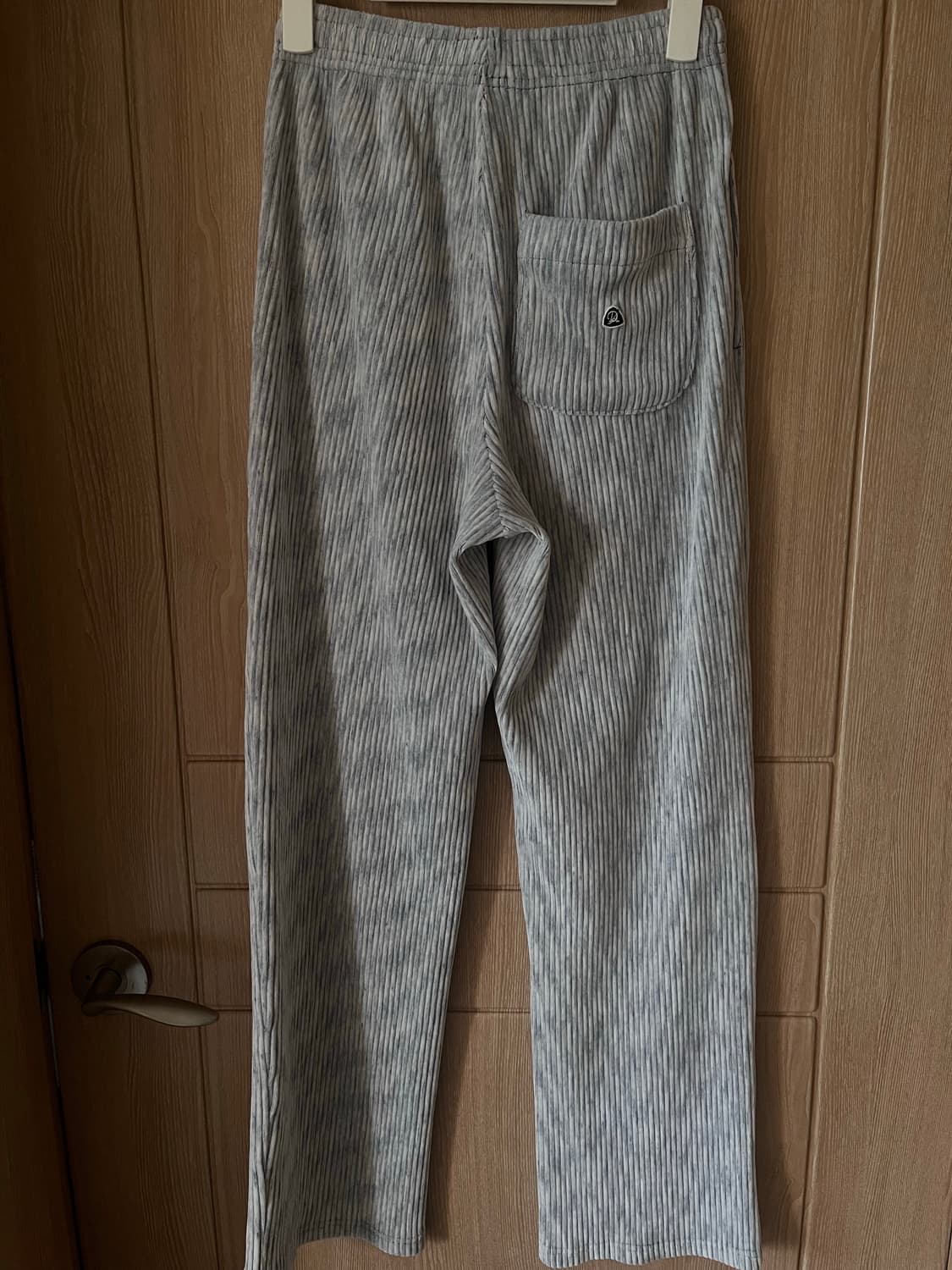 다이애그널 코듀로이 밴딩 팬츠 퍼플그레이 상품이미지6