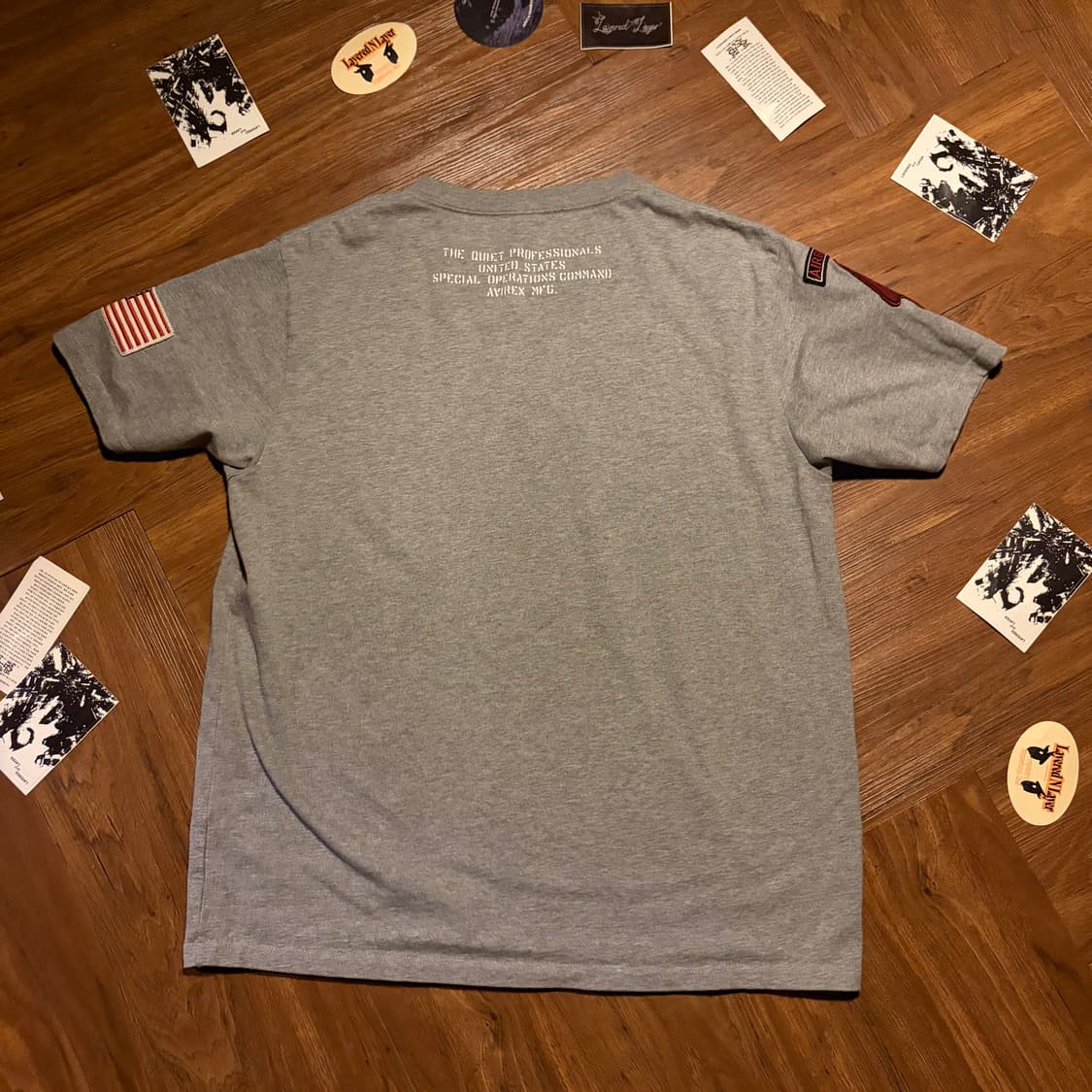 AVIREX JAPAN PATCHWORK T-SHIRT 상품이미지2
