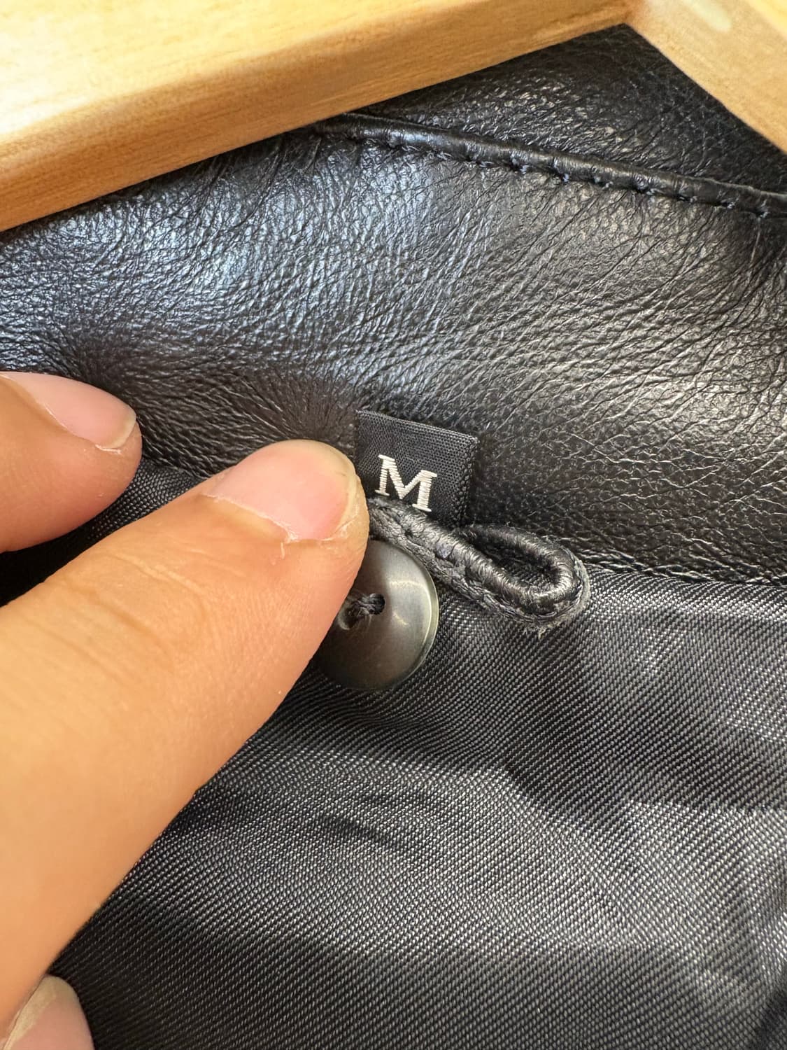 빈티지 램스킨 가죽 봄버 자켓 상품이미지6