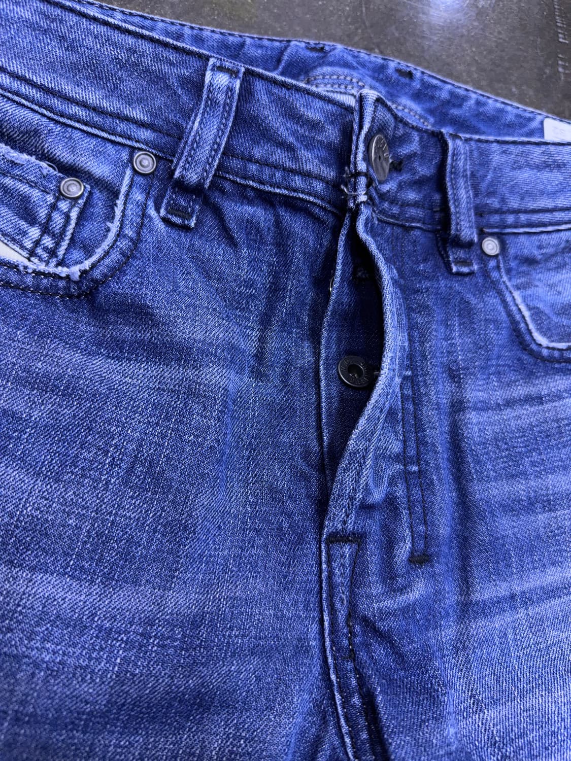 디젤 자탄 플레어핏 슬림 부츠컷 빈티지 워싱 데님팬츠 29 상품이미지7