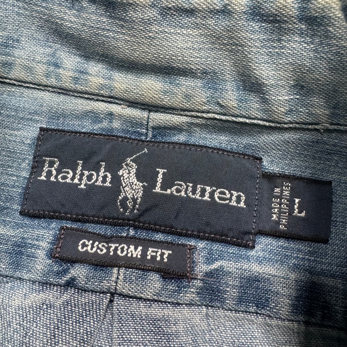 Name : 폴로 랄프로렌 시그니처로고 샴브레이 데님 셔츠 :)  상품이미지3