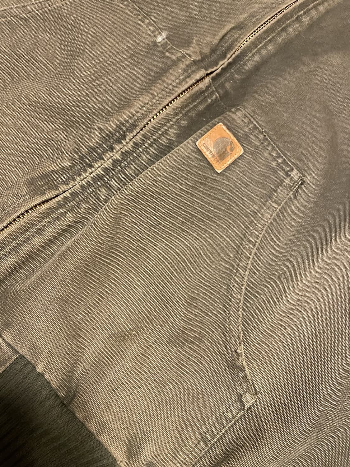 칼하트 J130 후드 자켓 모스그린 상품이미지2