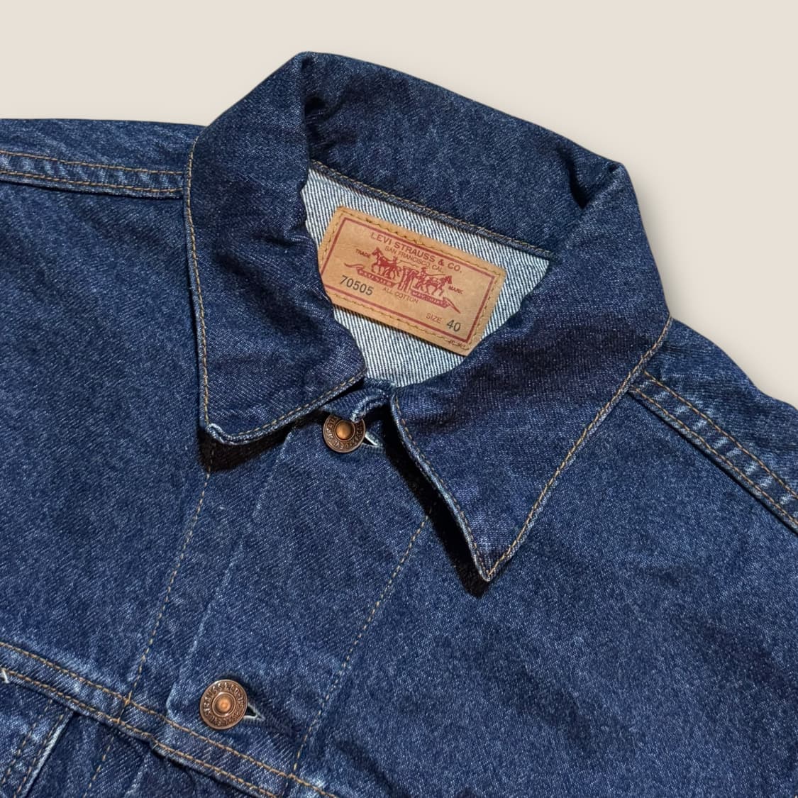 리바이스 70505 타입 3세대 트러커 데님 자켓 4이스 상품이미지2