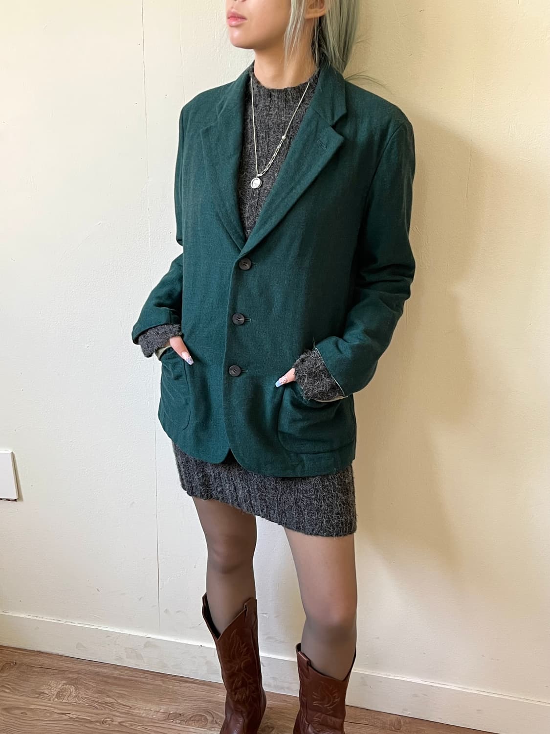 ISSEY MIYAKE MEN 올리브그린 아카이브 자켓 상품이미지4