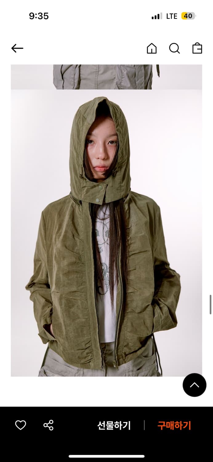 [13month] Recycle Shirring Windbreaker 상품이미지8