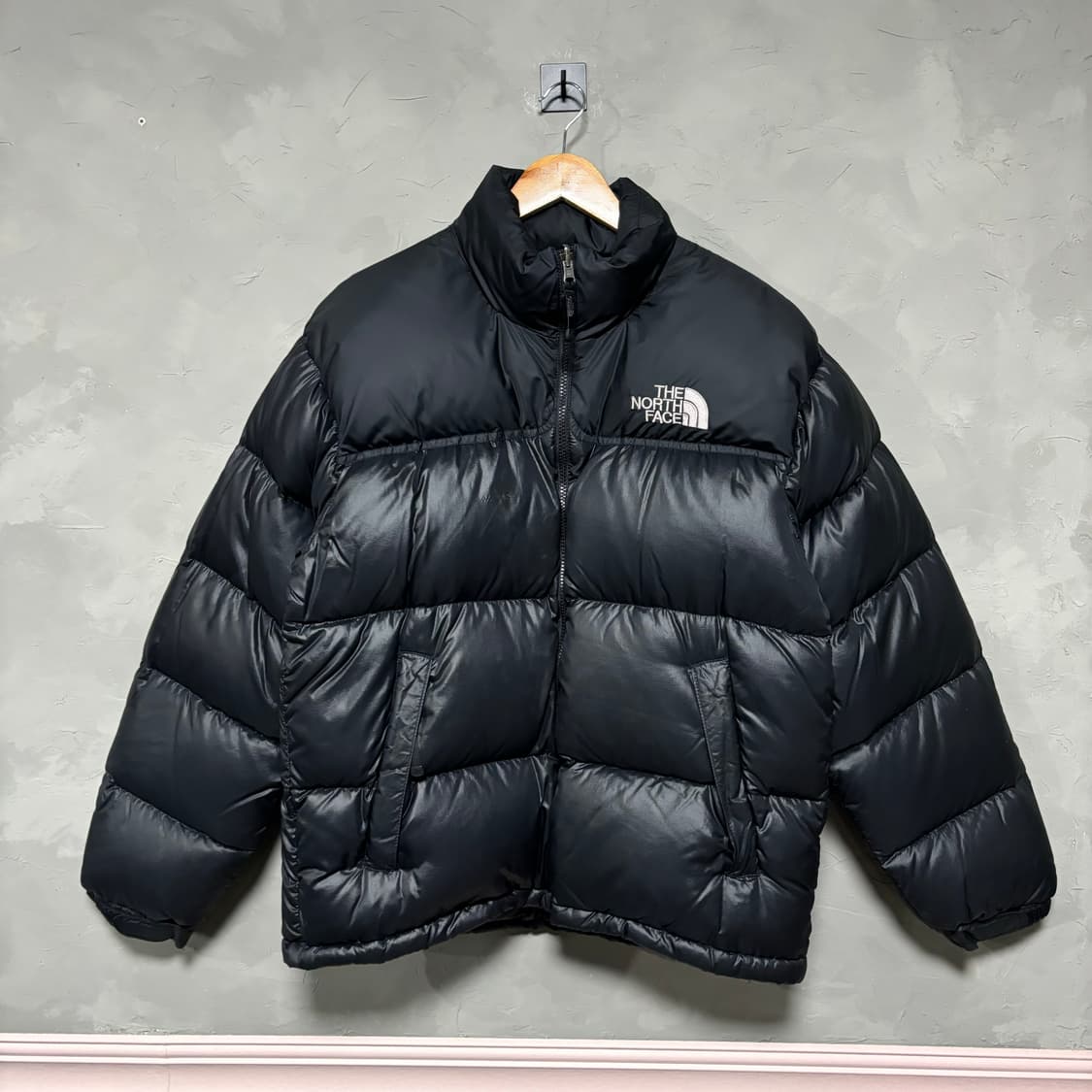 노스페이스 눕시 700 구스다운 패딩 검정 상품이미지1