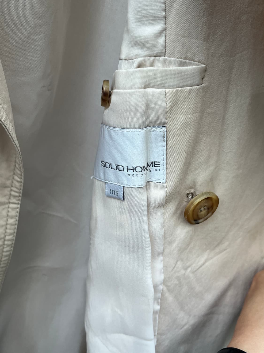 솔리드 옴므 트렌치 코트 상품이미지6