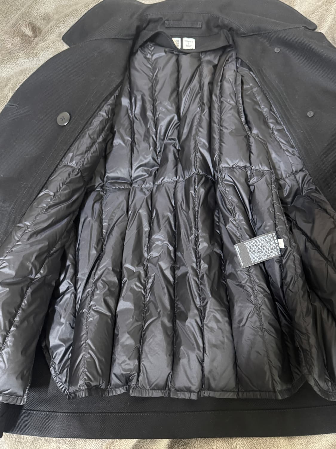 유니클로U 패딩탈착 피코트 상품이미지3