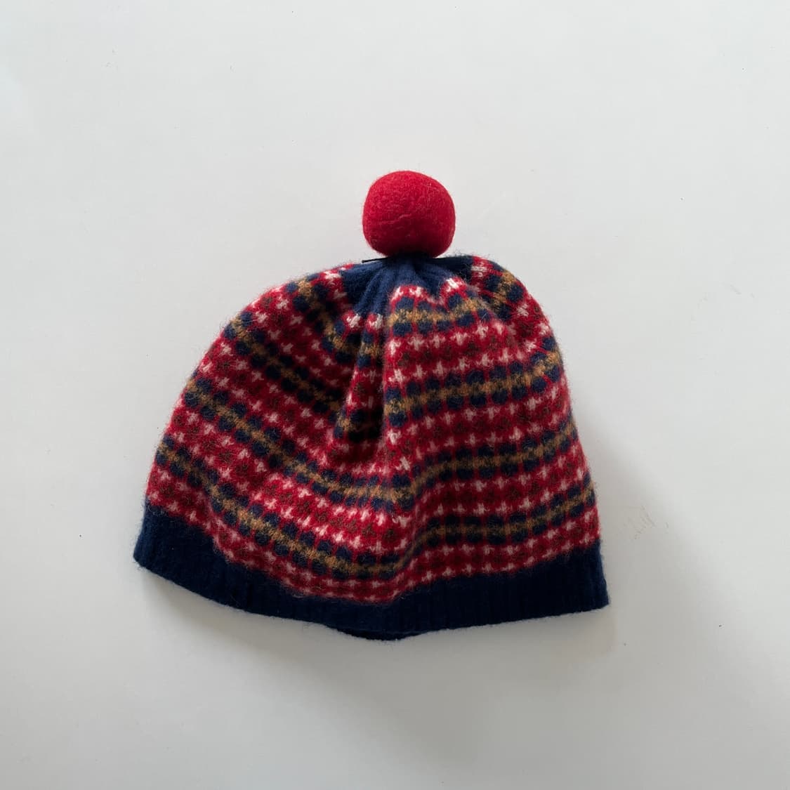 Robert Mackie Wool Beanie with Pom 상품이미지2