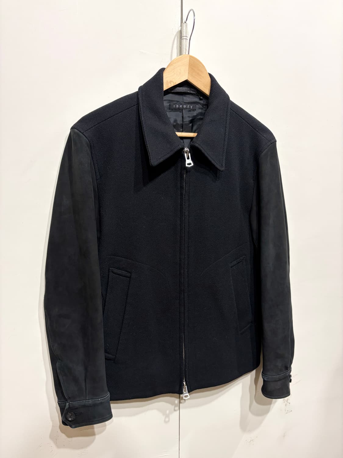 띠어리 암레더 울 블루종 자켓 상품이미지2