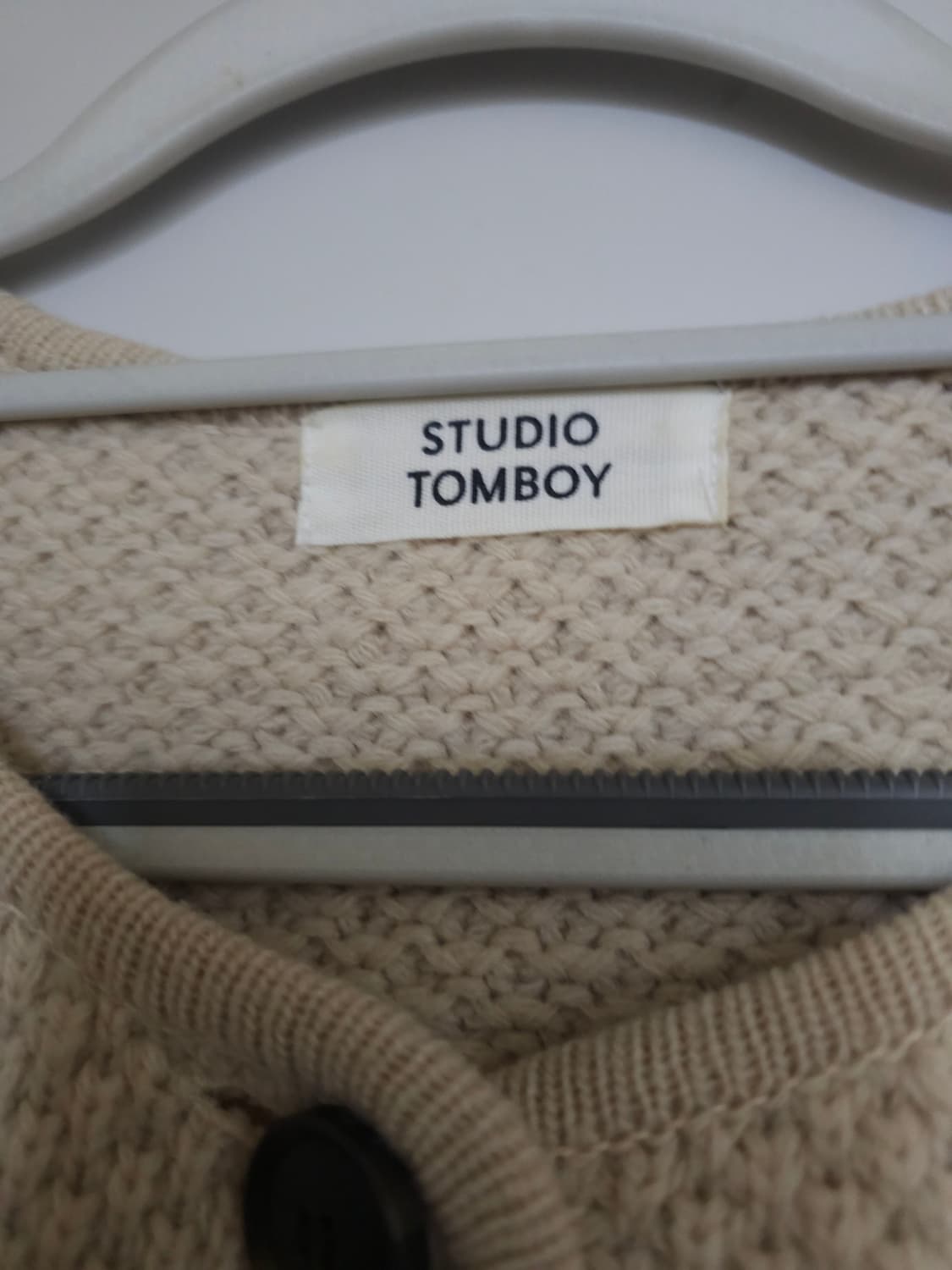 스튜디오톰보이 루즈핏 울가디건 상품이미지5