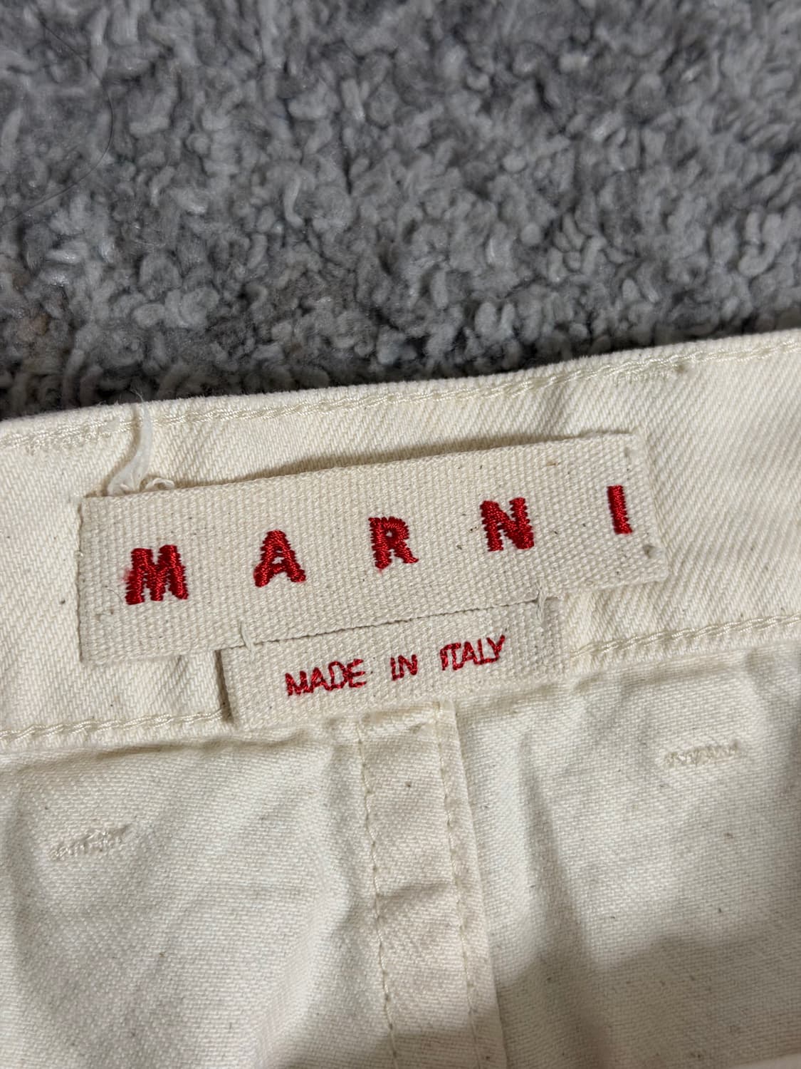 Marni 마르니 와이드 페인트 데님 상품이미지5