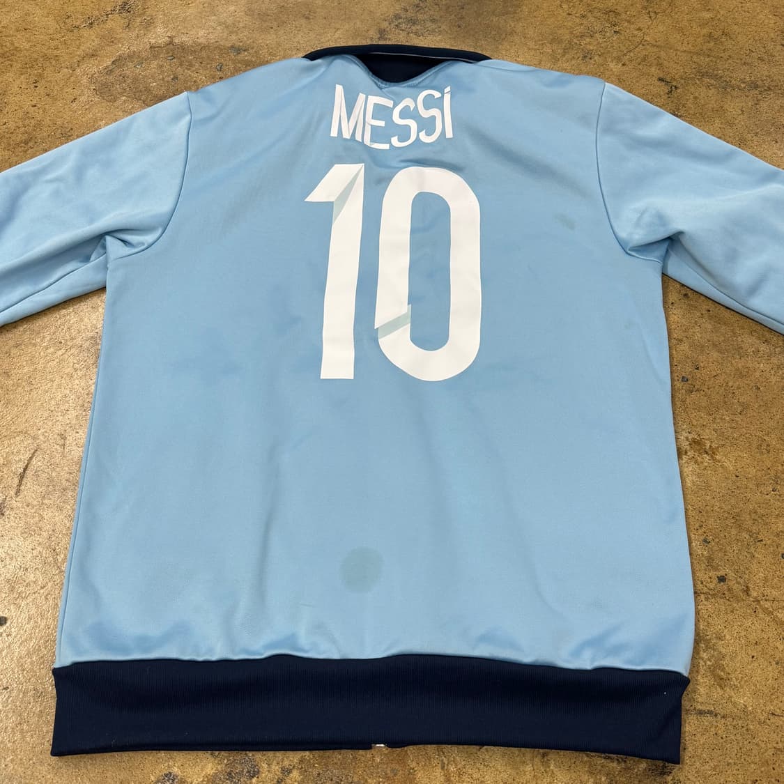 아디다스 아르헨티나 하늘 메시 져지 트랙탑  100 상품이미지4