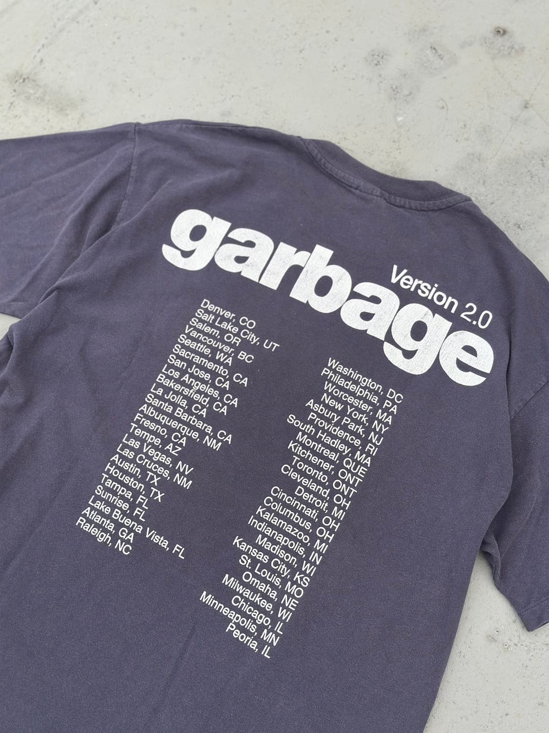 90s vintage garbage 빈티지 밴드티 XL 상품이미지5