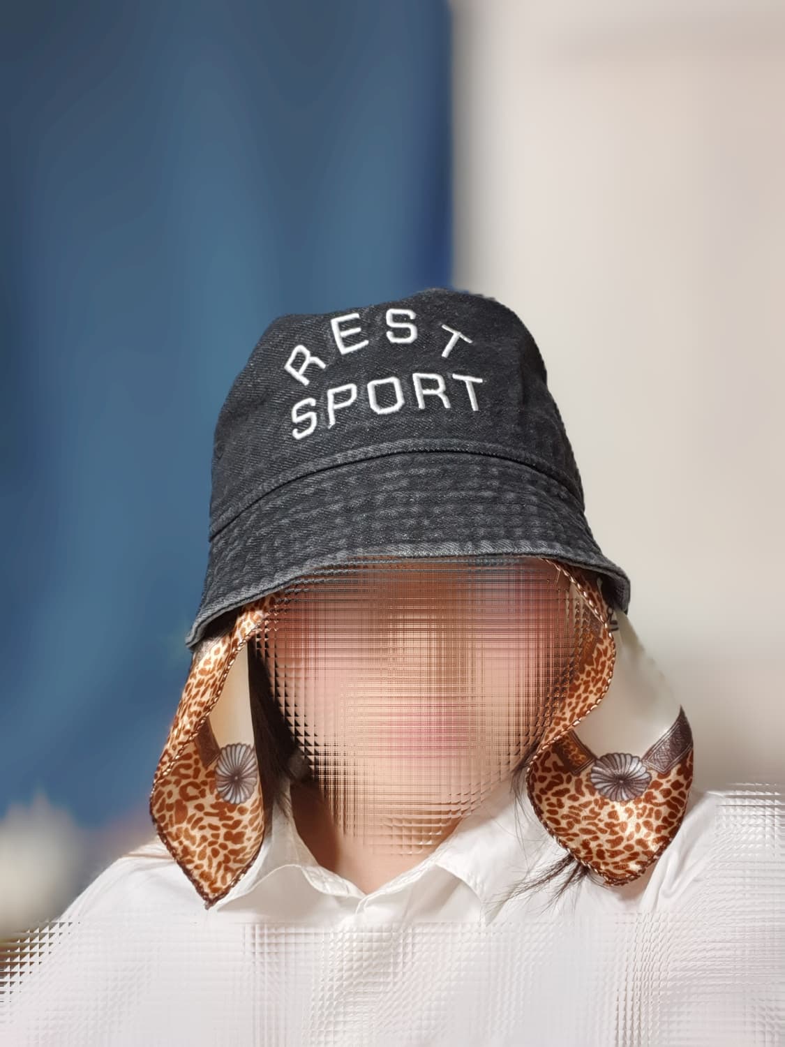 블랙 검정 레스트앤레크레이션 벙거지 어부 데님 모자 상품이미지8