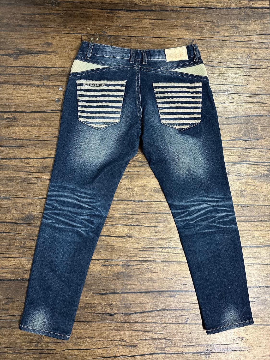 DKNO9DENIM 데님 청바지 스트라이프 포인트 30 상품이미지2