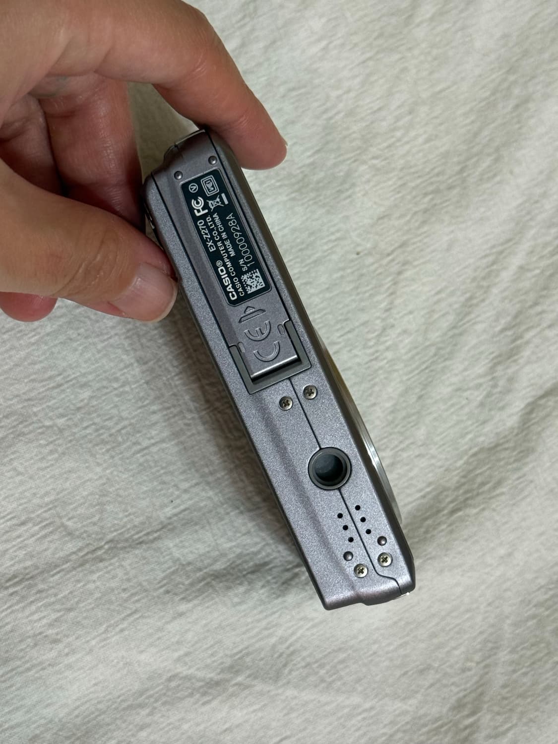 카시오 엑슬림 Z270 EX-270 빈티지 디지털 카메라, 디카 상품이미지3