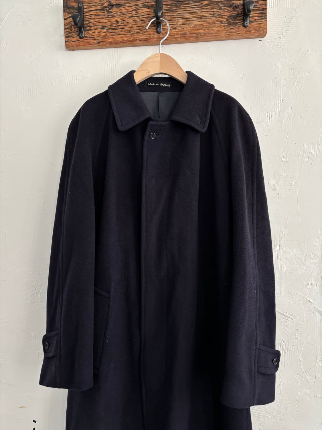 Burberry 버버리 히든 싱글 네이비 코트 상품이미지5