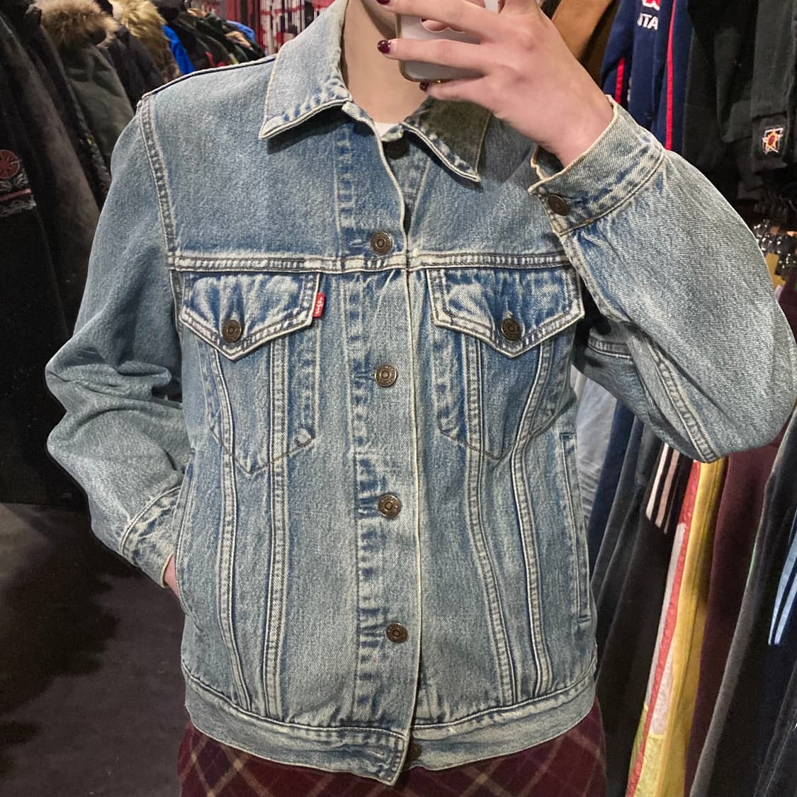 [IM]리바이스 워싱 연청 데님자켓 상품이미지2