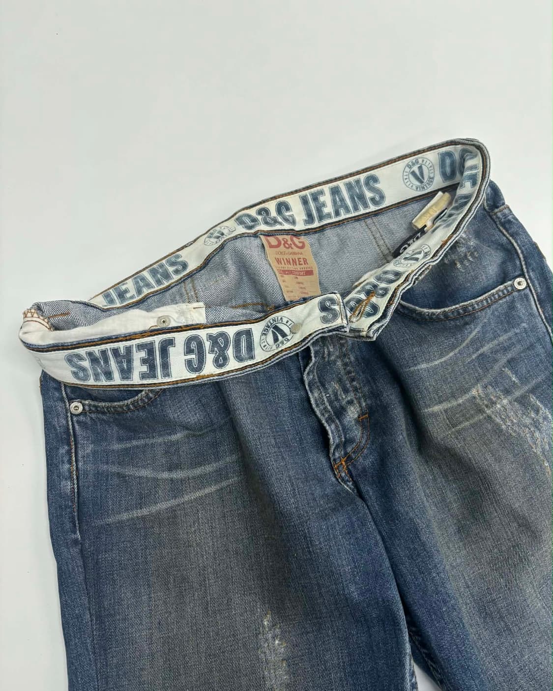 [32] D&G 돌체앤가바나 위너 스트레이츠 데님진 팬츠 상품이미지4