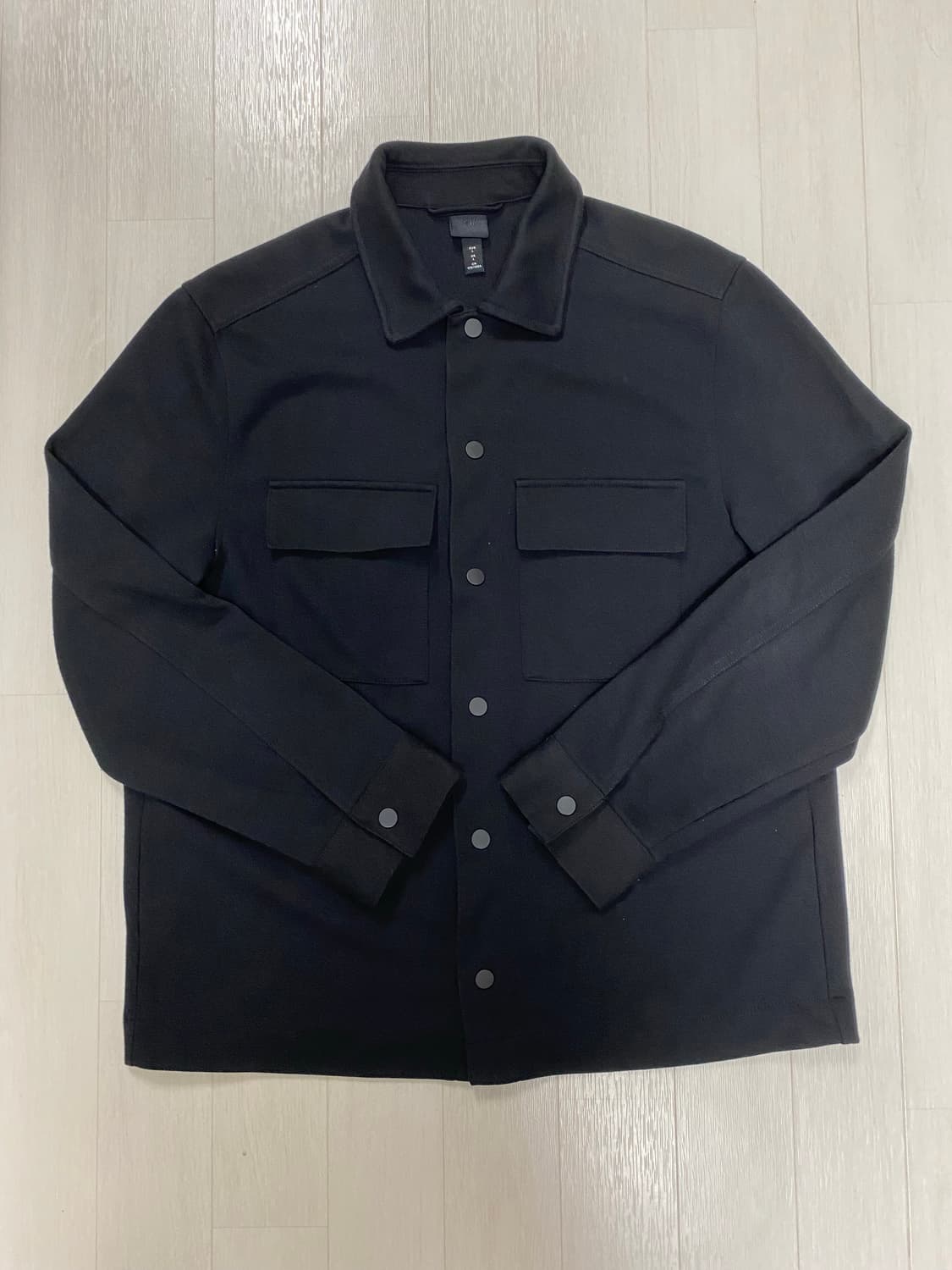 h&m 포켓 셔츠 자켓 버튼형 (size L) 상품이미지1