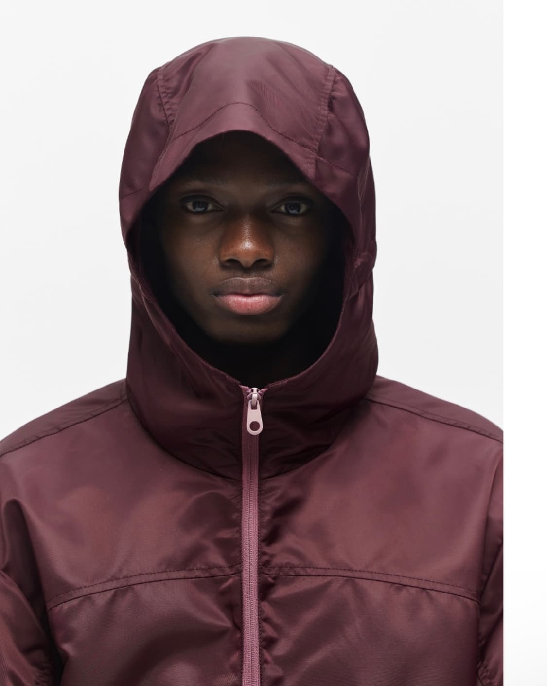 BACK FLASH WAYNE HOOD JUMPER BURGUNDY 상품이미지5