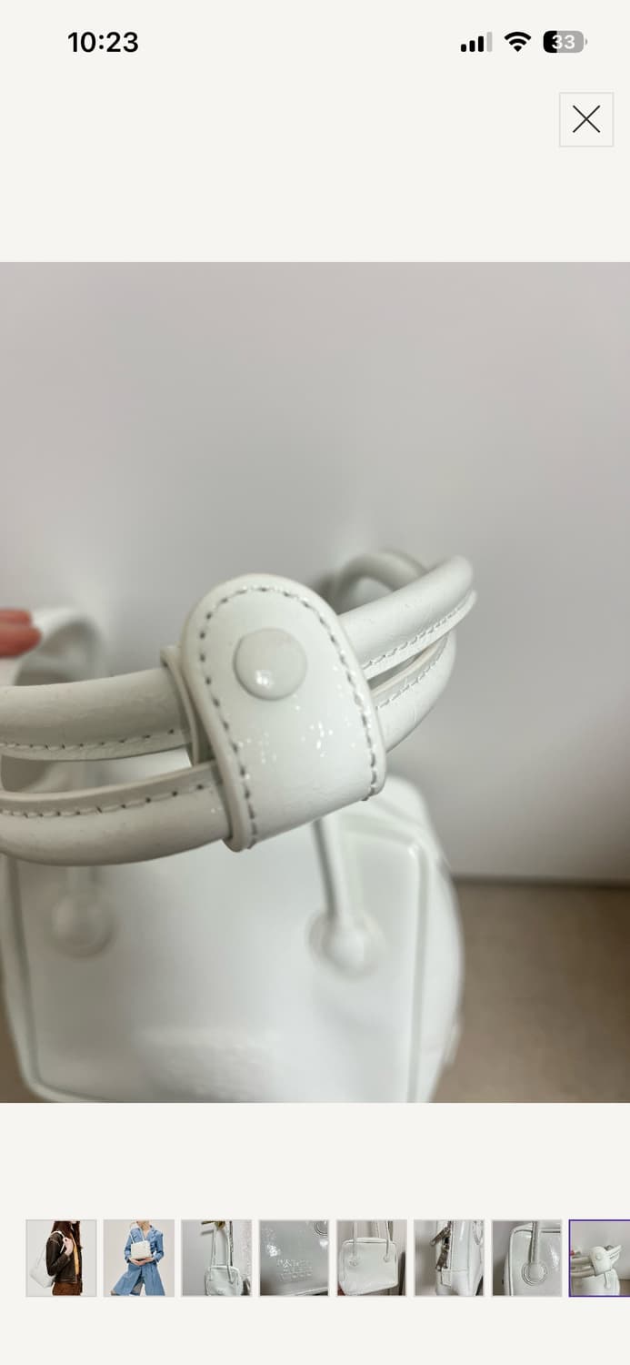 마지셔우드 파이핑 숄더백 상품이미지8