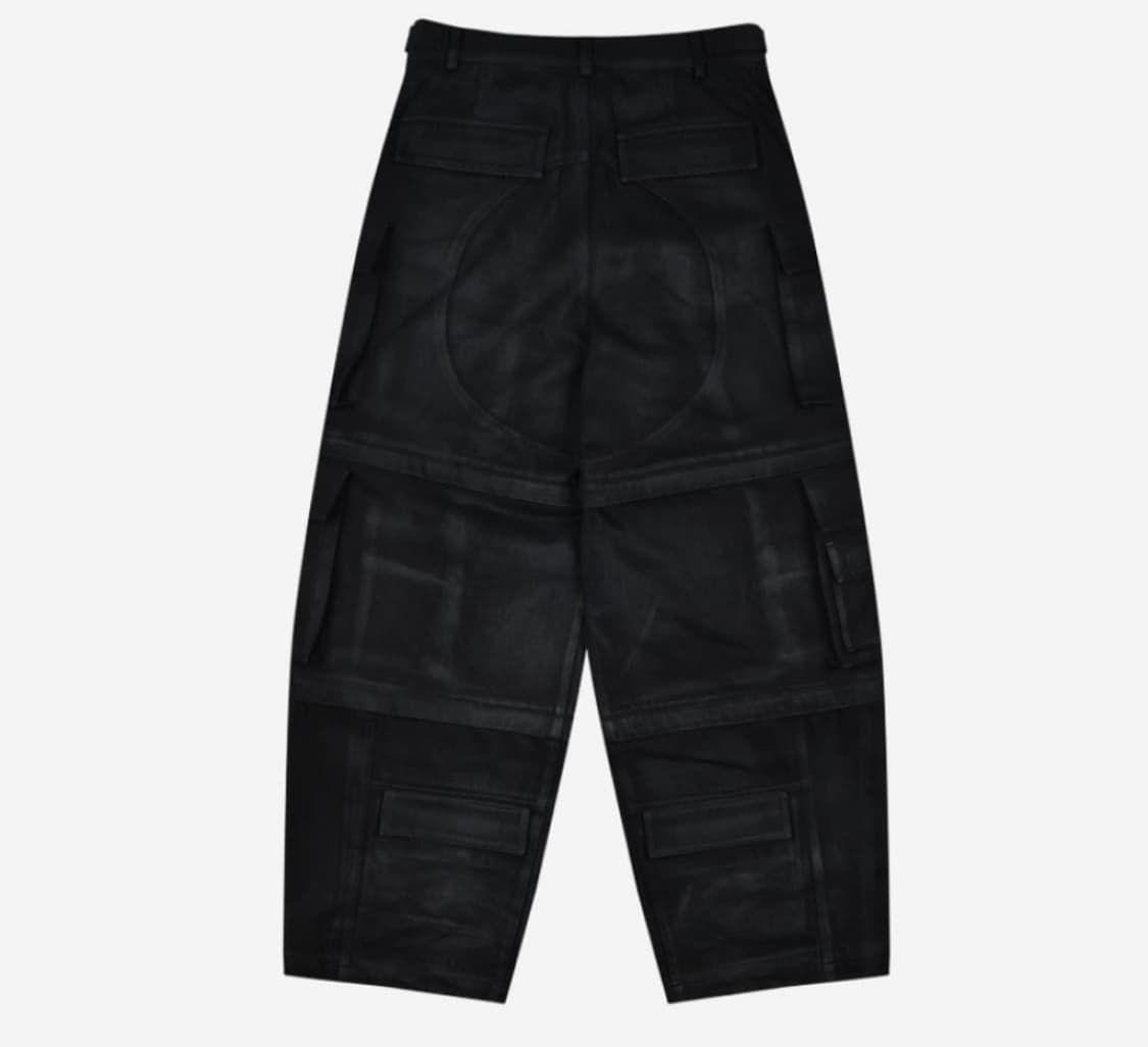 그레일즈 오버 사이즈 컨버터블 카고 팬츠 블랙 상품이미지4